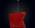 Modern Red Pendant Light 3D模型