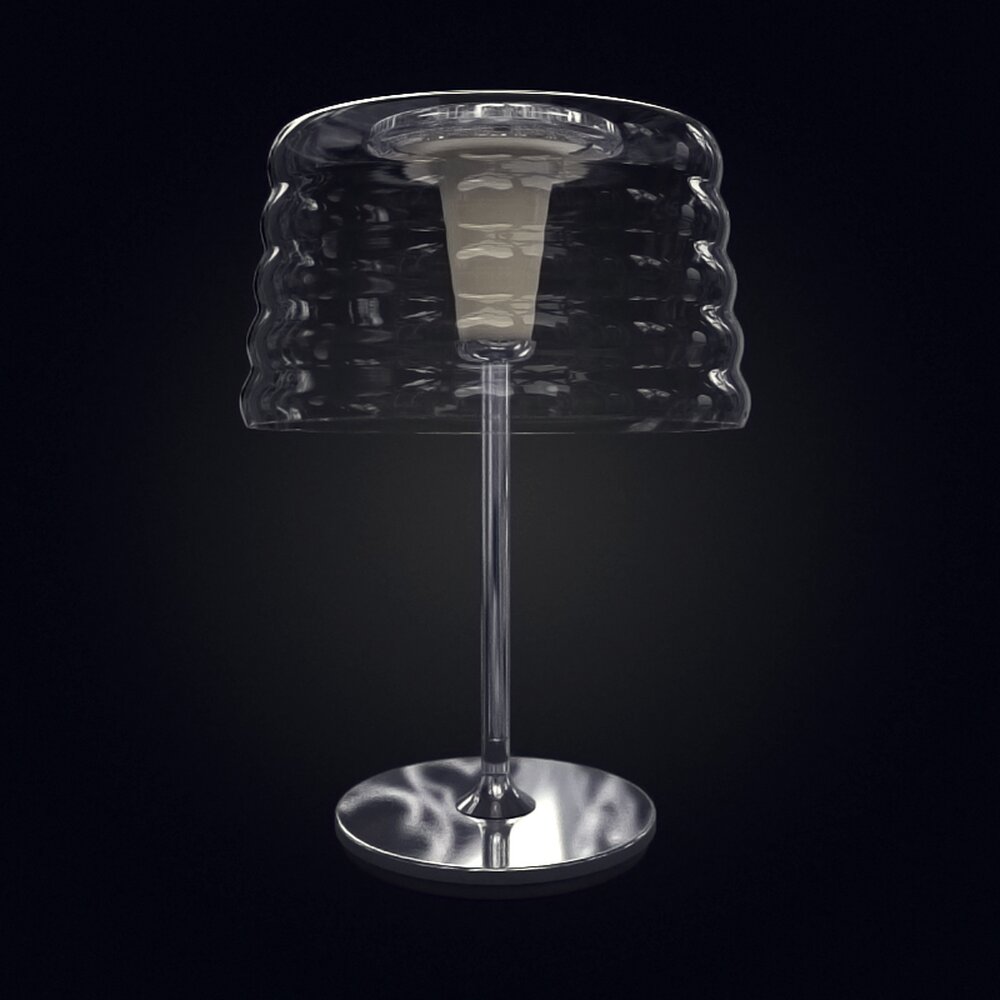 Modern Glass Table Lamp 3D模型