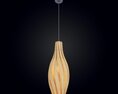 Modern Wood Pendant Light 3D 모델 