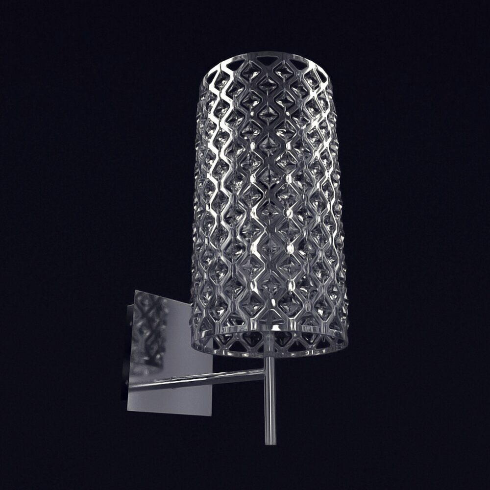 Modern Geometric Wall Lamp 3Dモデル