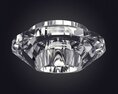 Crystal Ceiling Light Fixture 3Dモデル