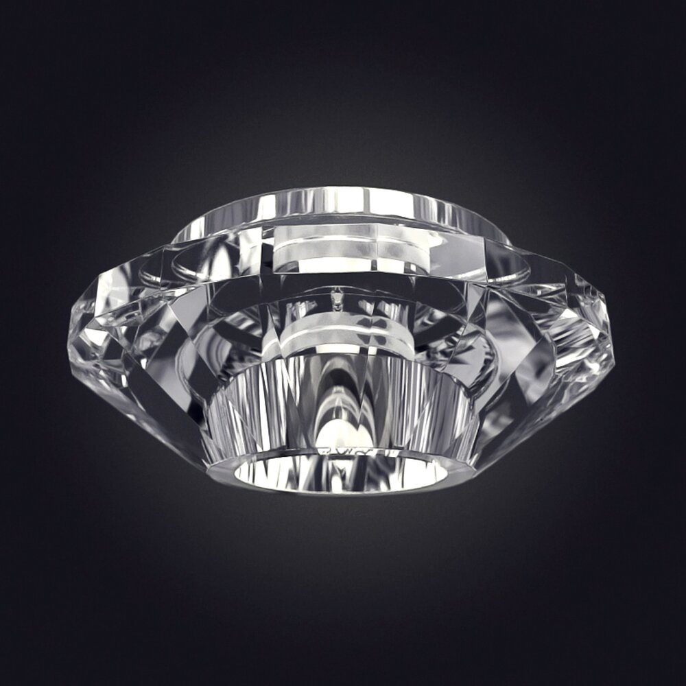 Crystal Ceiling Light Fixture Modèle 3D