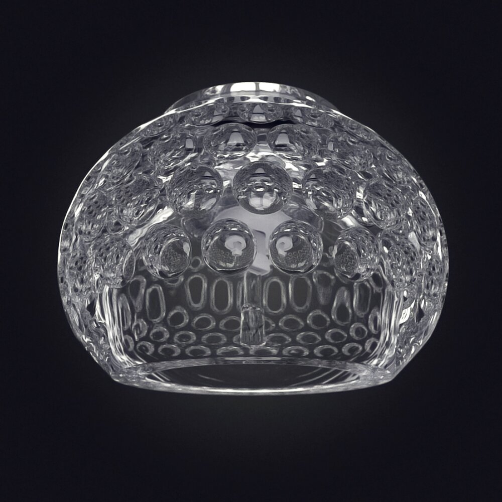 Crystal Glass Lamp Modello 3D