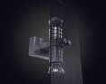 Modern Wall-Mounted Spotlight 3Dモデル