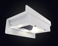 Modern Square LED Ceiling Light 3Dモデル