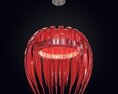Modern Red Pendant Lamp 3d model