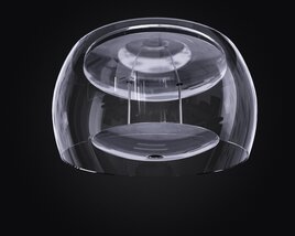 Modern Transparent Lamp 3D model