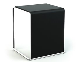 Modern Black Chair 3D model