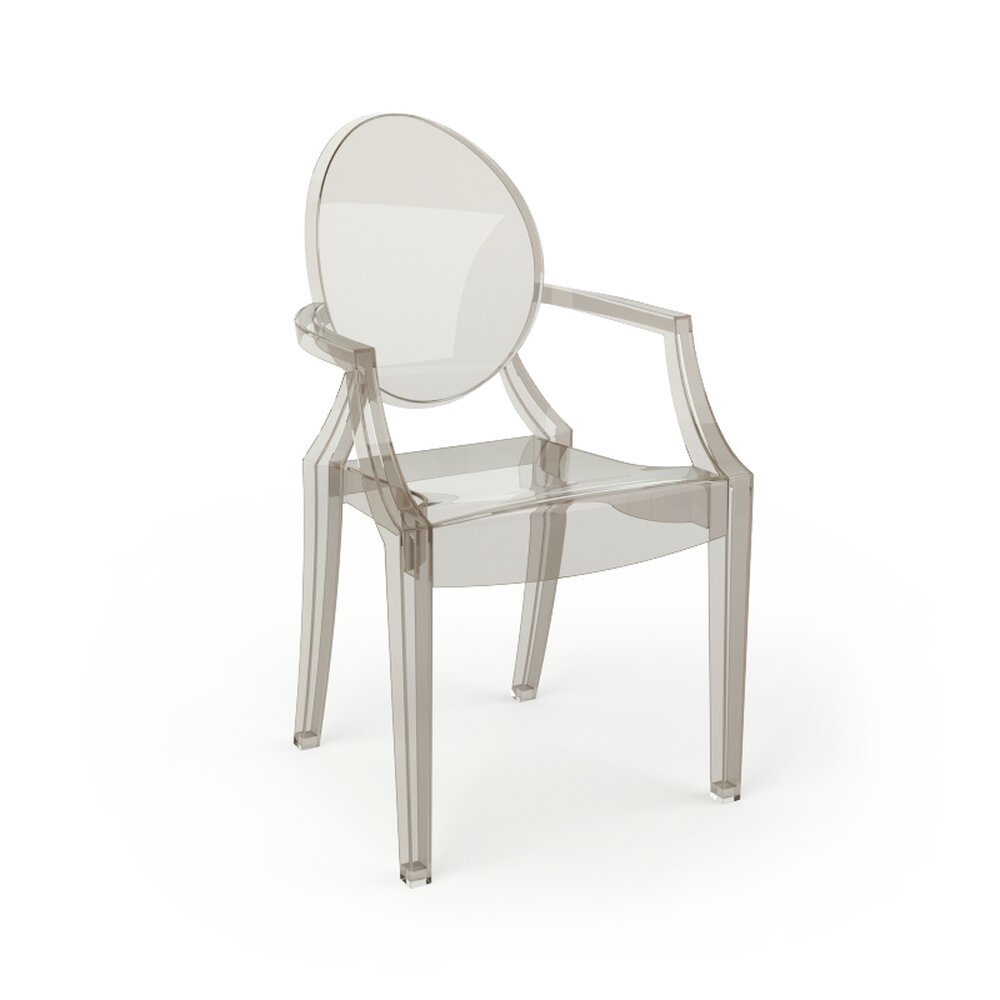 Transparent Modern Chair Modèle 3D