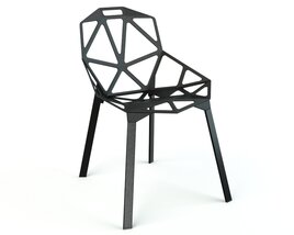 Geometric Pattern Chair 3D model