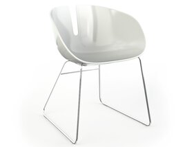 Sleek Modern Chair 3D 모델 