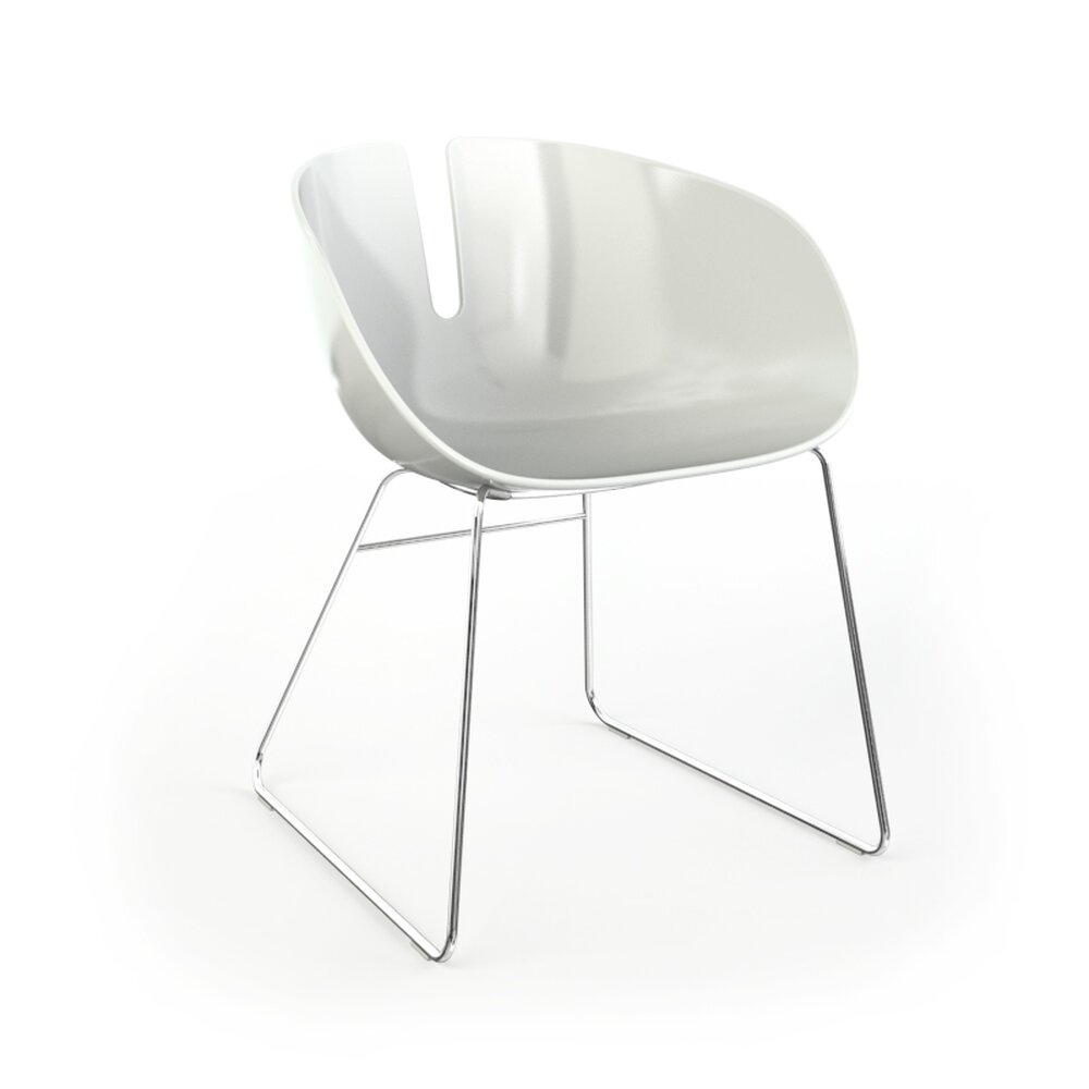 Sleek Modern Chair 3D-Modell