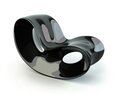 Modern Black Lounge Chair Modello 3D