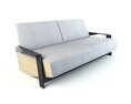 Modern Two-Seater Sofa 03 3D-Modell