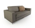 Modern Fabric Sofa 3D модель