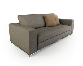 Modern Fabric Sofa 3D model