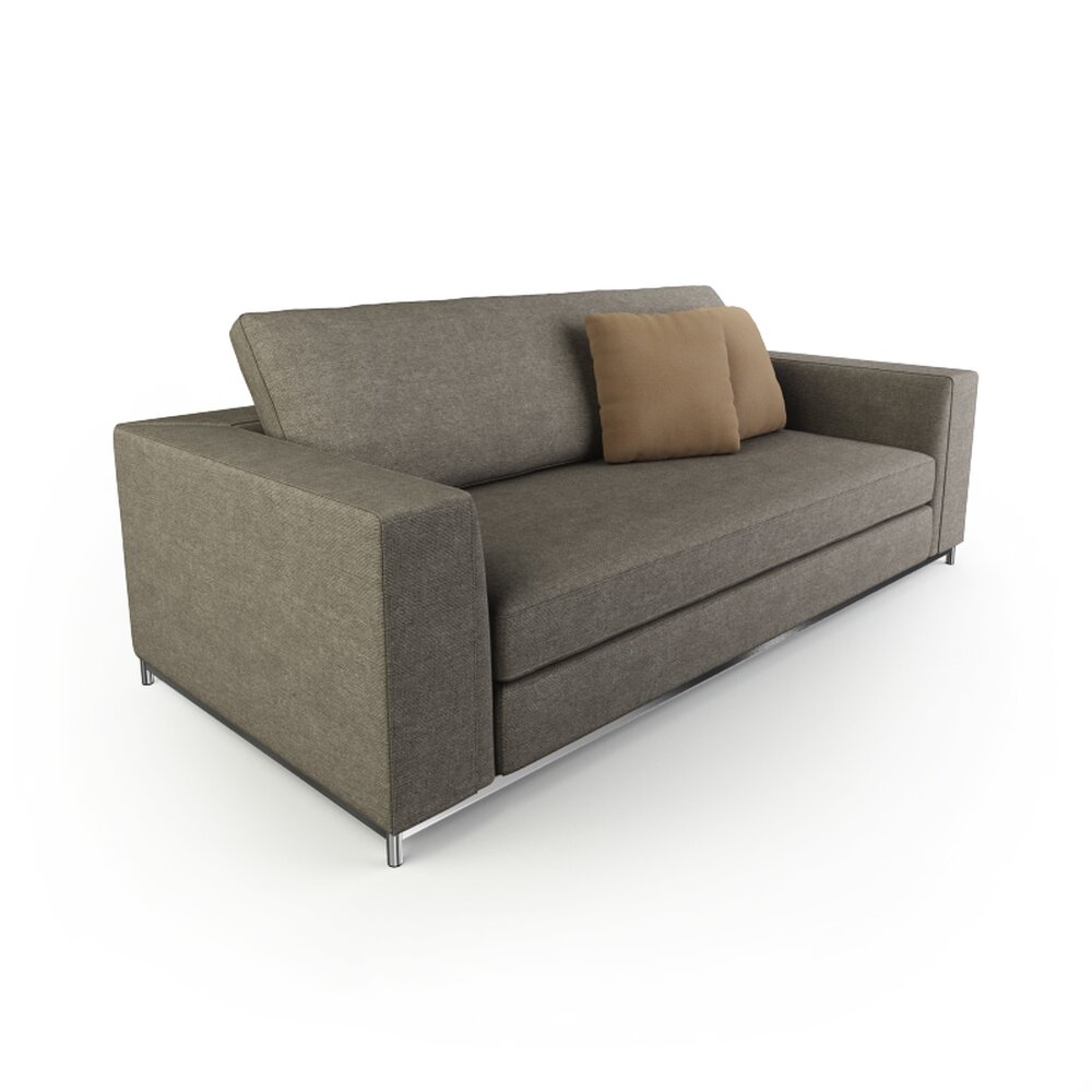 Modern Fabric Sofa 3D-Modell
