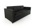 Modern Black Sofa 05 Modèle 3d