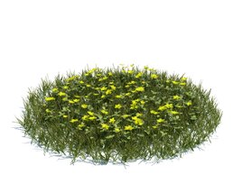 Simple Grass Large V7 3D модель