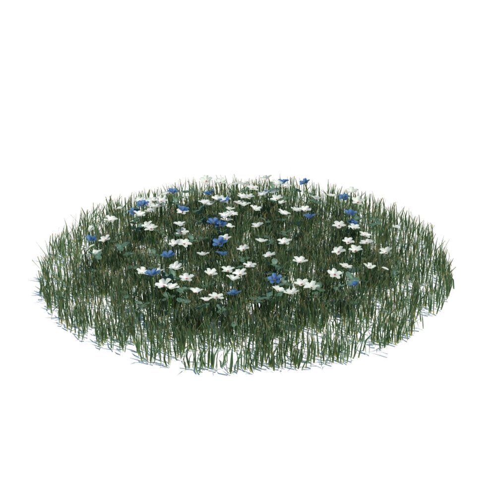 Simple Grass Large V8 3D-Modell