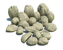 Large Stones V2 3D 모델 