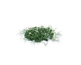 Simple Grass Medium V11 3D 모델 
