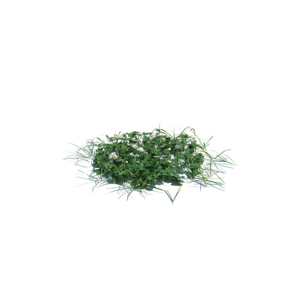 Simple Grass Medium V11 3D-Modell