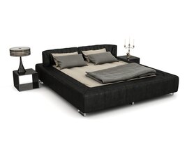 Modern Bedroom Furniture Set 10 Modello 3D