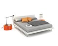 Modern Bedroom Furniture Set 13 3d model