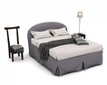 Modern Bedroom Furniture Set 19 3D-Modell