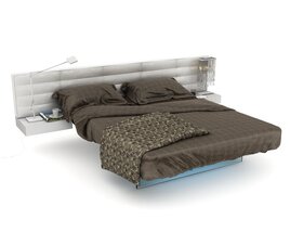 Modern Bedroom Furniture Set 28 3D-Modell