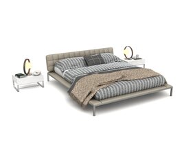 Modern Bedroom Furniture Set 31 3Dモデル