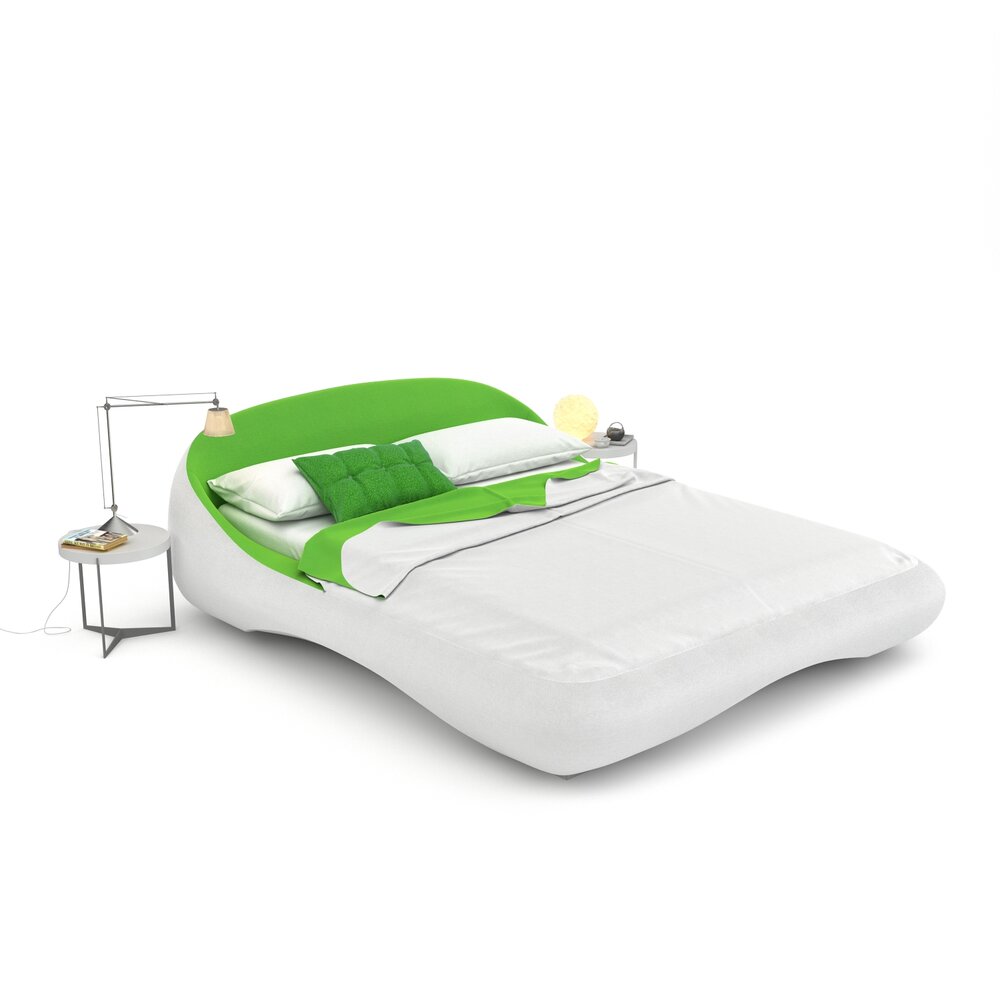 Modern Bedroom Furniture Set 34 3D-Modell