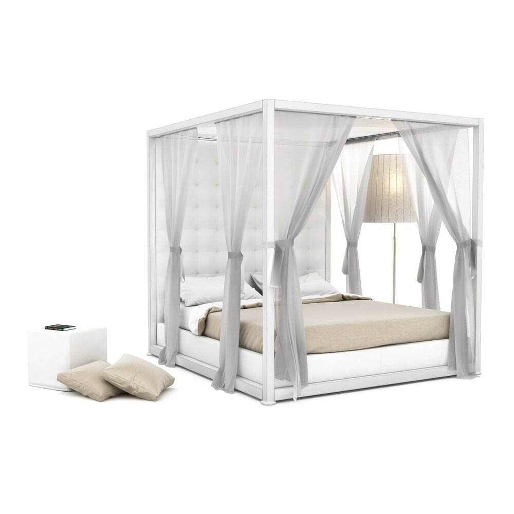 Modern Bedroom Furniture Set 35 Modelo 3D
