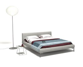 Modern Bedroom Furniture Set 36 3D 모델 
