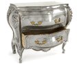 Antique Silver-Finish Chest of Drawers 3d model