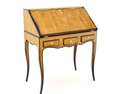 Antique Writing Bureau Desk 3d model