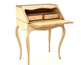Antique Writing Desk 3D-Modell