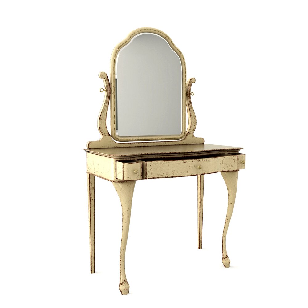 Antique Vanity Table 3D-Modell