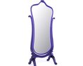 Antique Purple Standing Mirror 3D 모델 