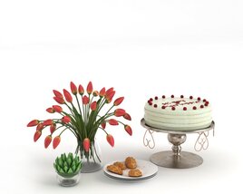 Floral Delight and Sweet Temptations Modello 3D