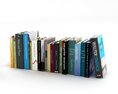 Row of Books 3d model