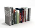 Row of Diverse Books Modello 3D