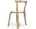 Wooden Dining Chair Modelo 3D