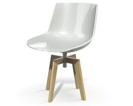 Modern Designer Chair 02 3D 모델 