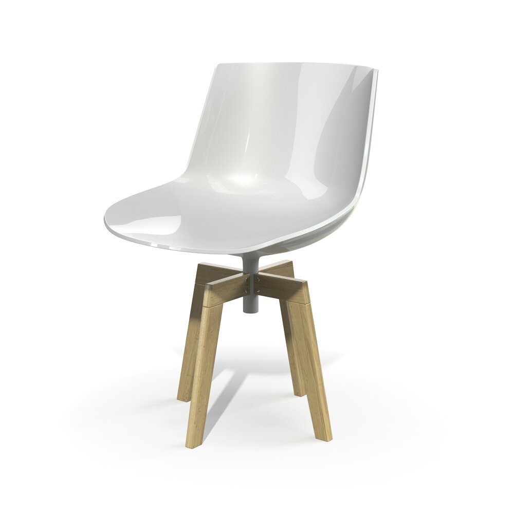 Modern Designer Chair 02 3D 모델 