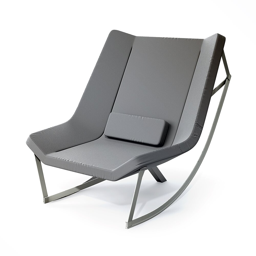 Modern Rocking Chair Modello 3D