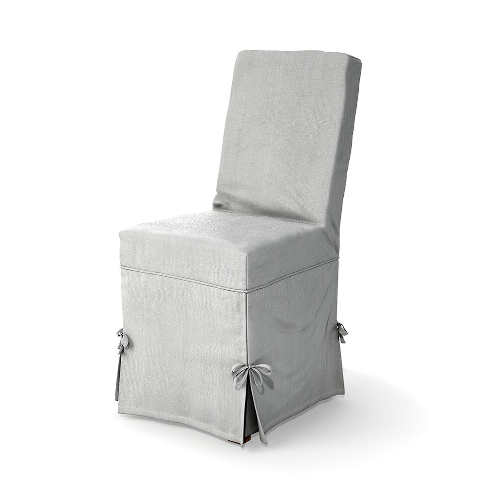 Elegant Slipcovered Chair Modello 3D