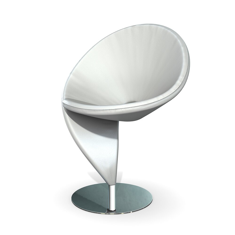 Modern Swivel Chair 02 Modello 3D