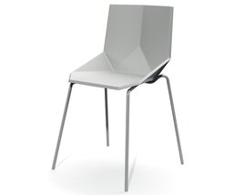 Modern Geometric Chair 02 Modello 3D